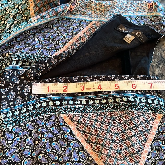 Rose & Olive sleeveless blouse M - Picture 9 of 10